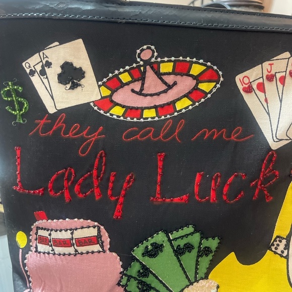 Vintage BRACIANO leather with sequins authentic quiet luxury, limited addition​​ - Picture 4 of 12